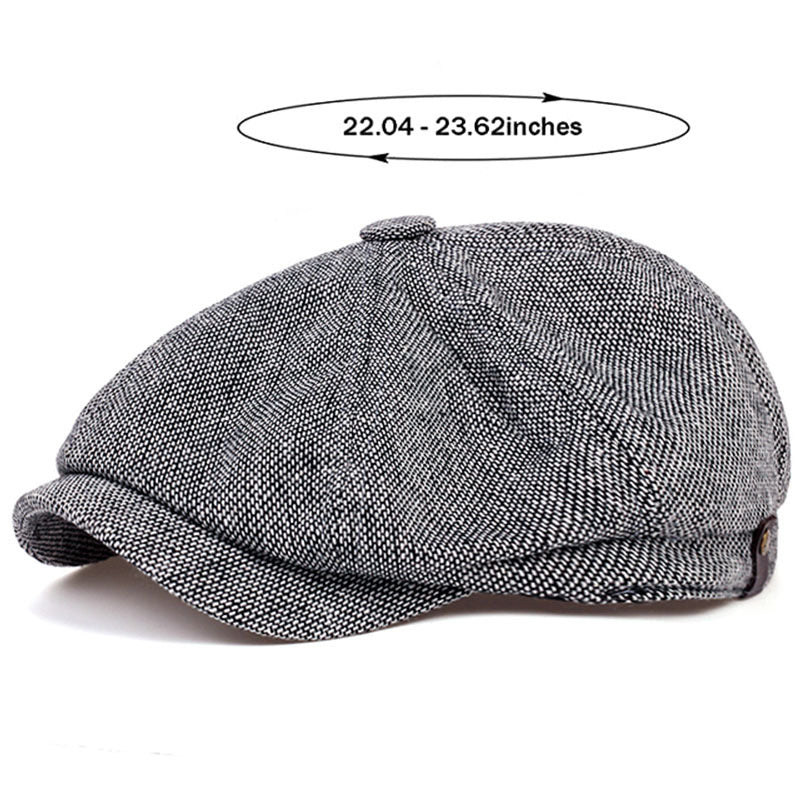 Knitted Urban Beret – Herringbone Edition