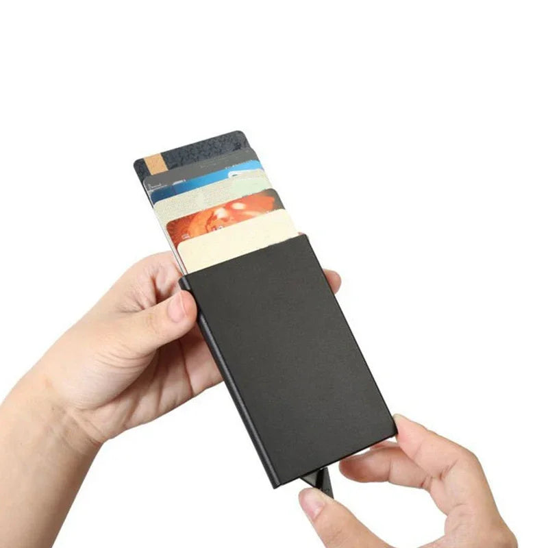 The Stealth Wallet – Pop-Up Metallic Card Holder
