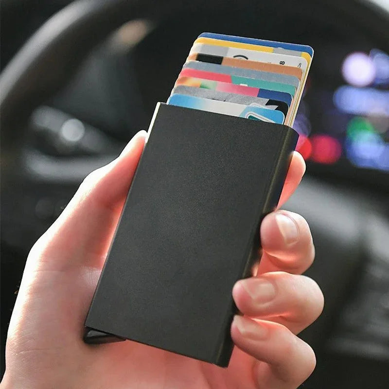 The Stealth Wallet – Pop-Up Metallic Card Holder