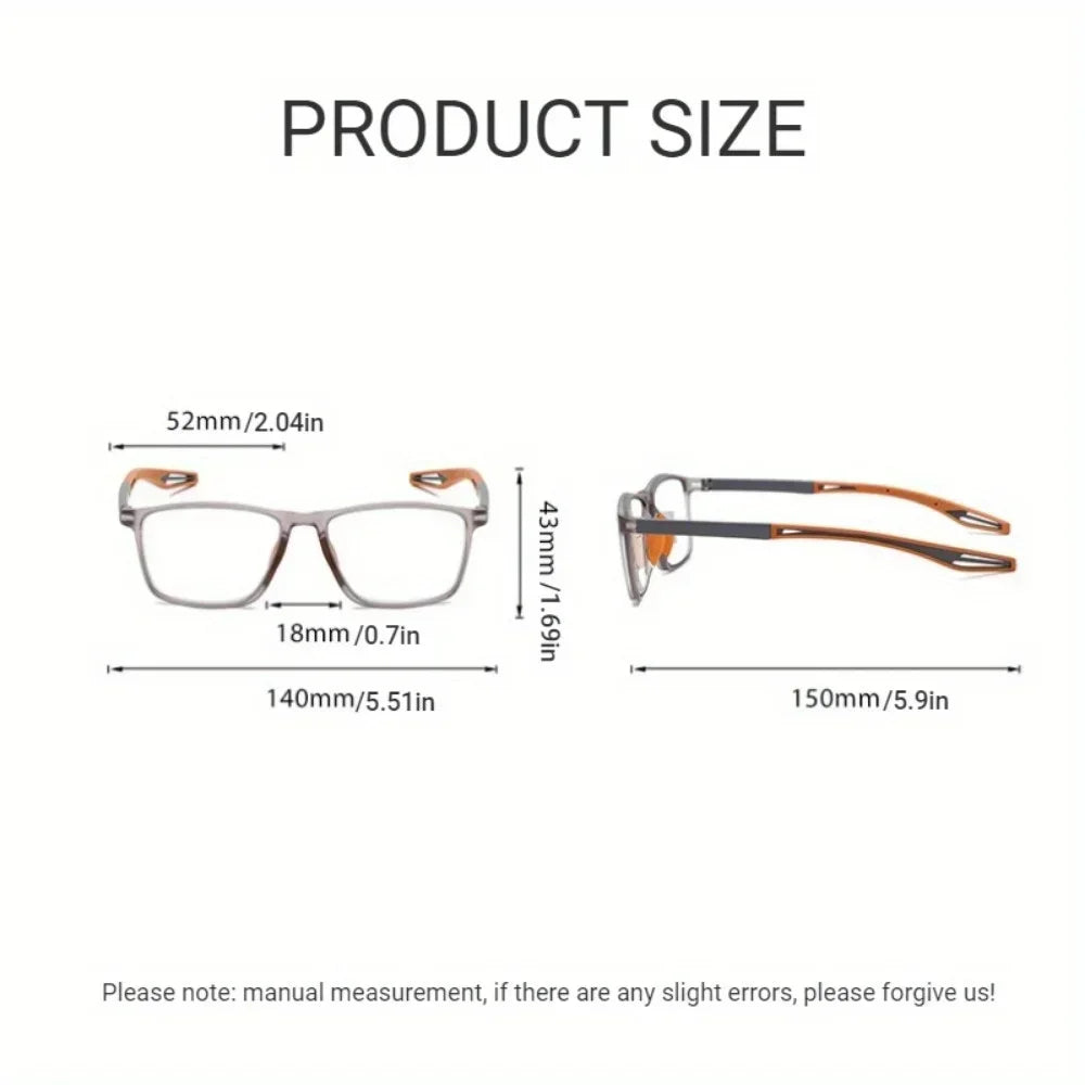 Lunettes de lecture photochromiques homme – Style carré moderne, anti-éblouissement et confort visuel