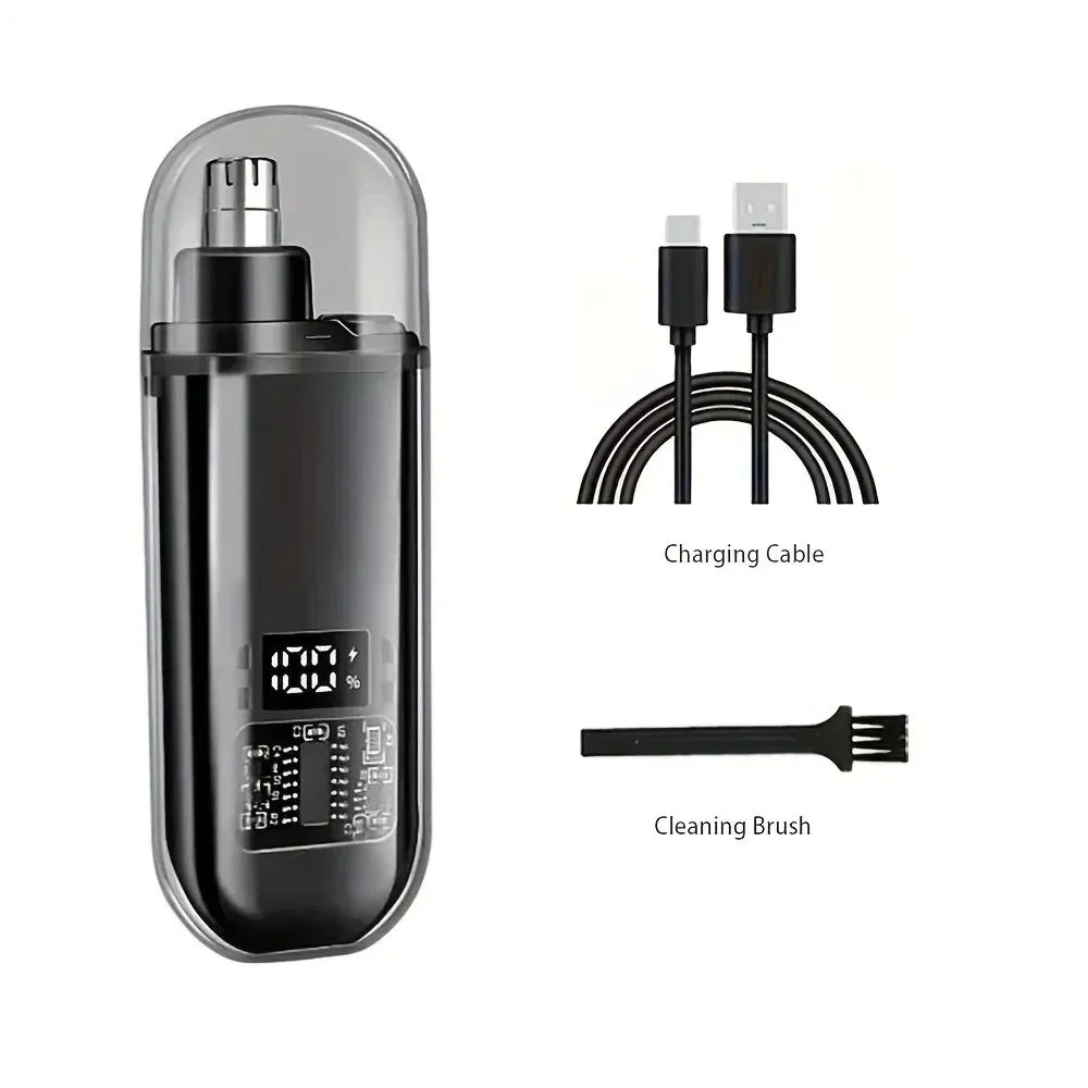 Tondeuse nez et oreilles rechargeable USB – Électrique, étanche et indolore pour hommes