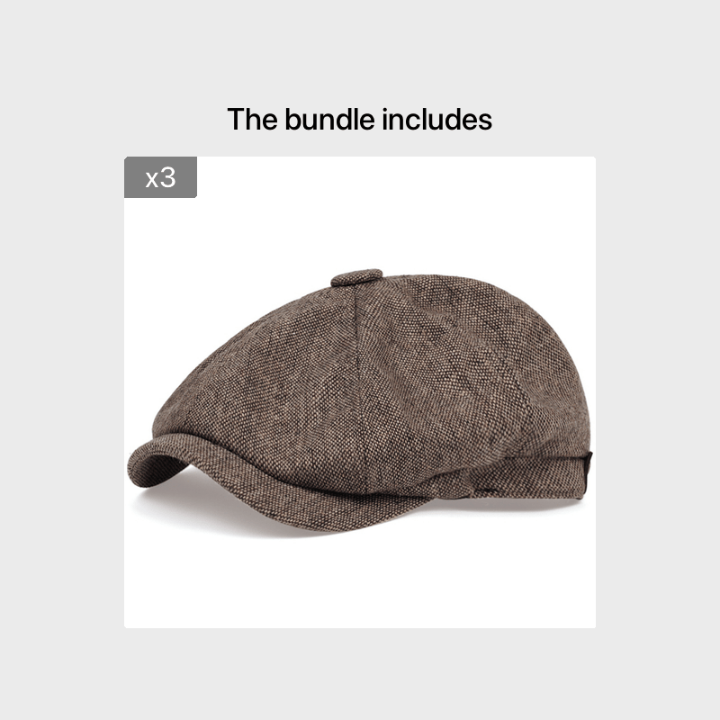 Knitted Urban Beret – Herringbone Edition