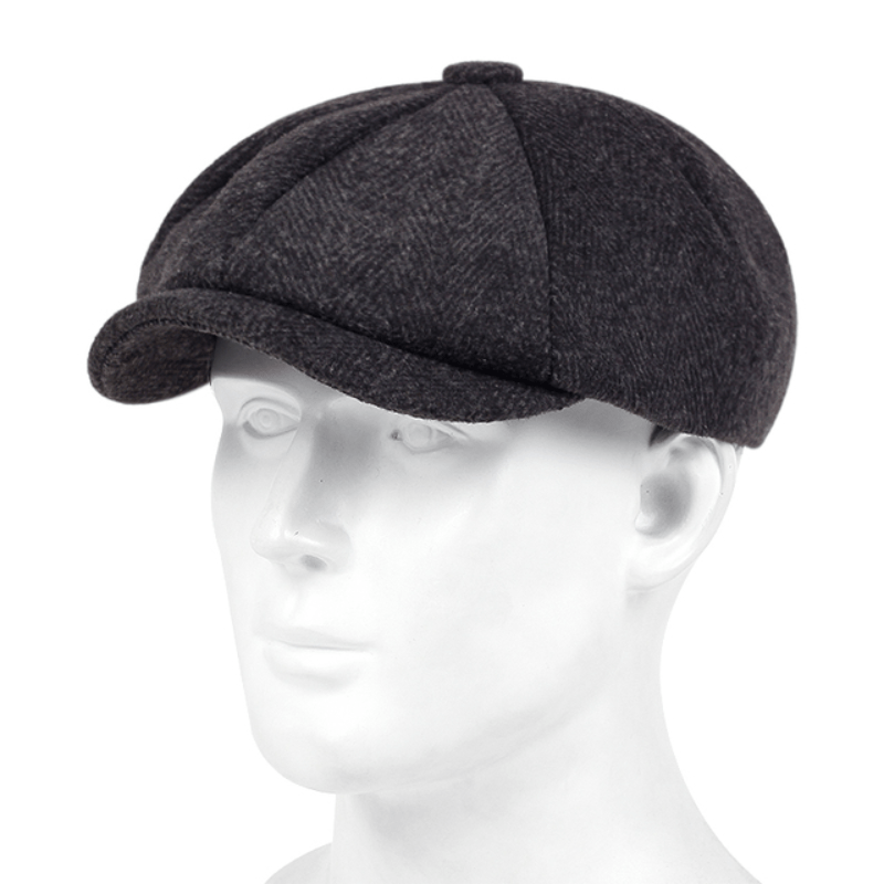 Knitted Urban Beret – Herringbone Edition