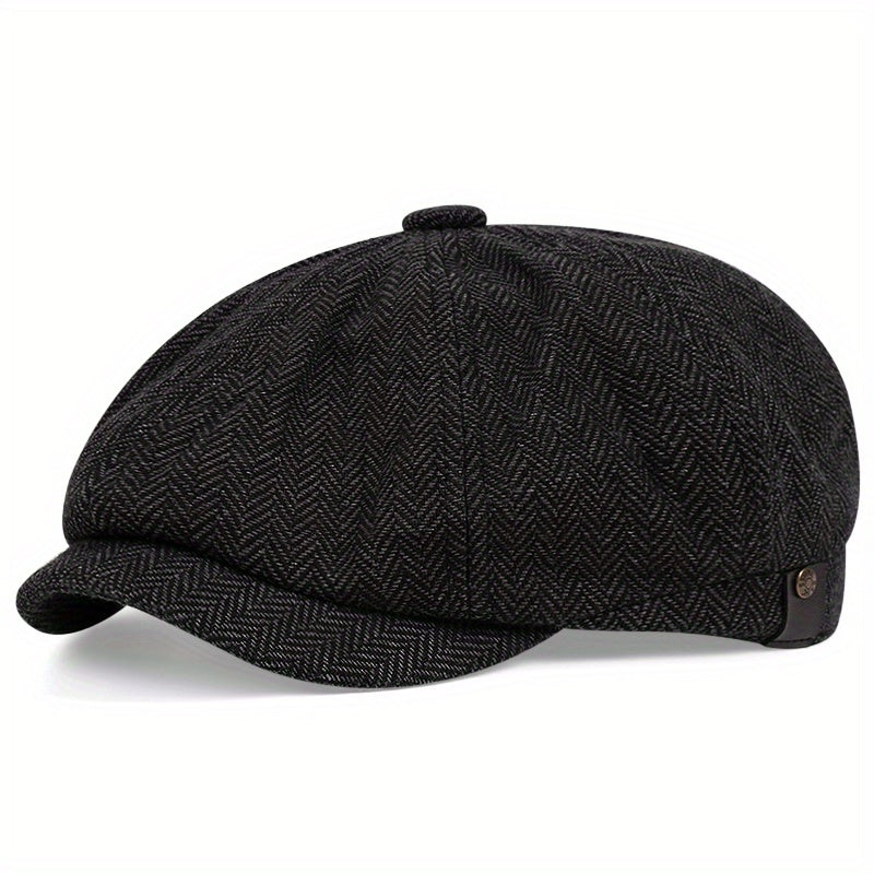 Knitted Urban Beret – Herringbone Edition