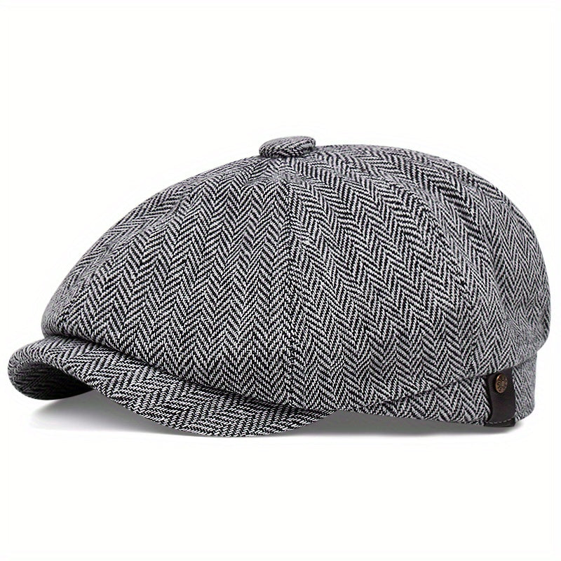 Knitted Urban Beret – Herringbone Edition