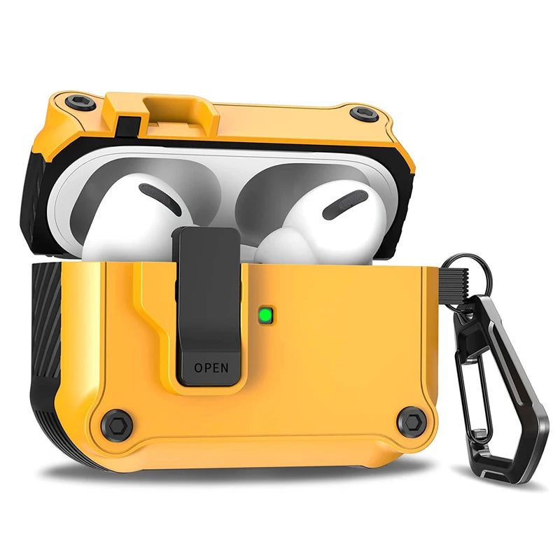 HeChic Pro-Lock Case - Shockproof Security Cover for AirPods Pro 3 (2025)