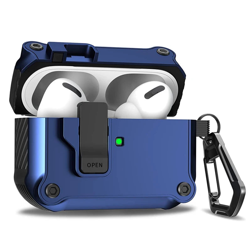 HeChic Pro-Lock Case - Shockproof Security Cover for AirPods Pro 3 (2025)