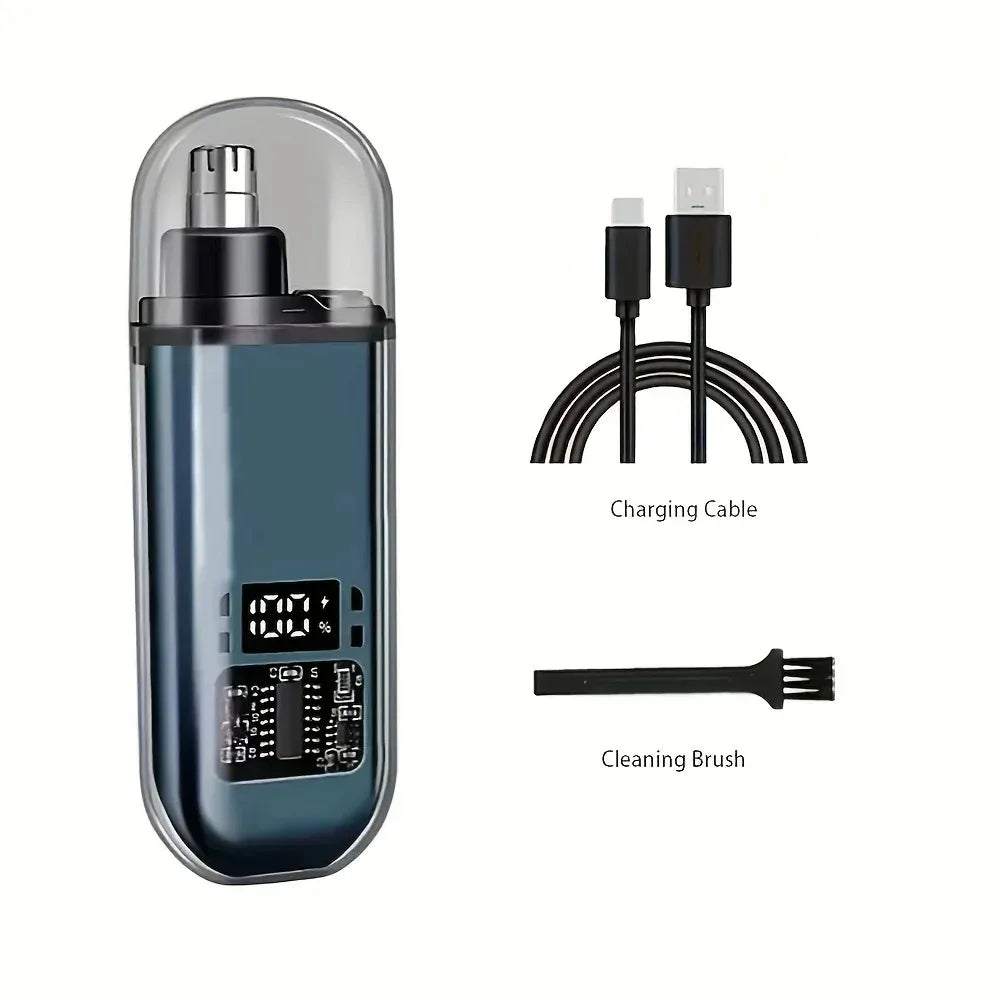 Tondeuse nez et oreilles rechargeable USB – Électrique, étanche et indolore pour hommes