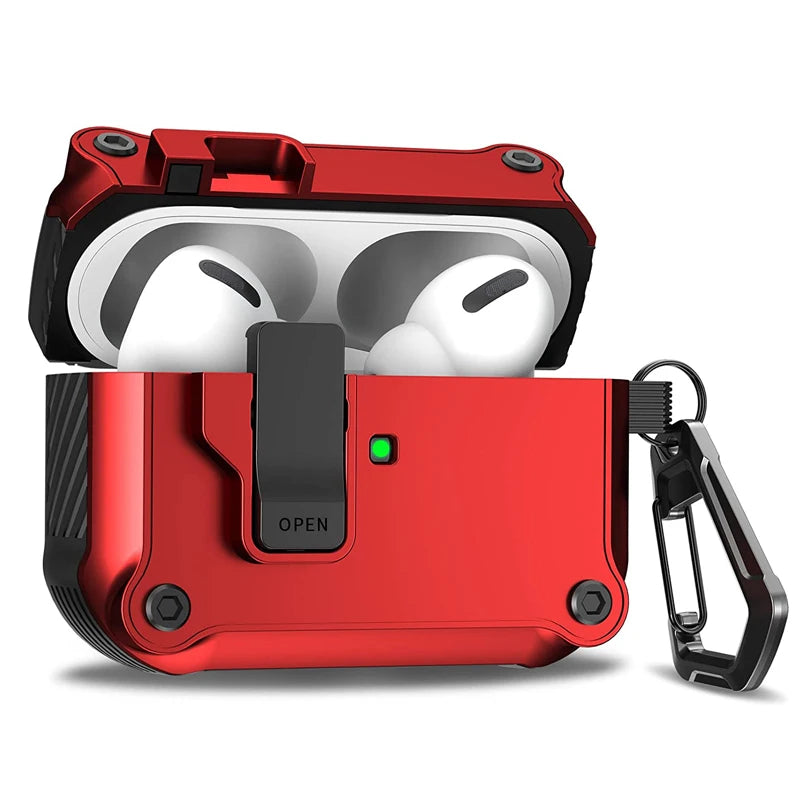 HeChic Pro-Lock Case - Shockproof Security Cover for AirPods Pro 3 (2025)