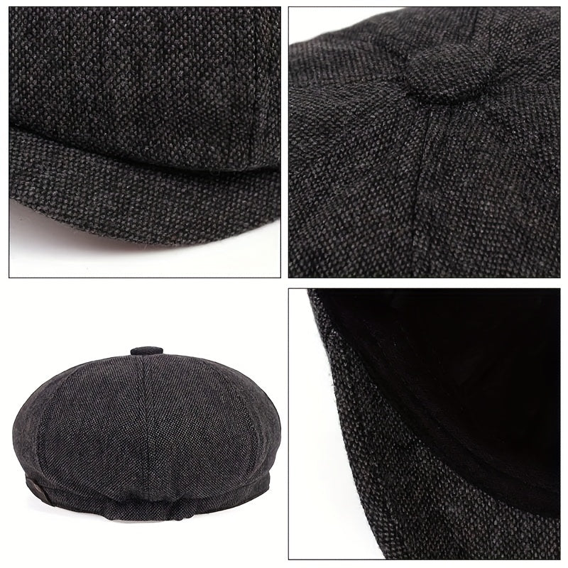 Knitted Urban Beret – Herringbone Edition