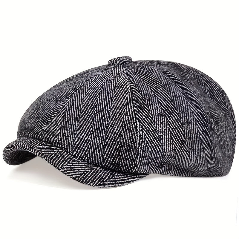 Knitted Urban Beret – Herringbone Edition