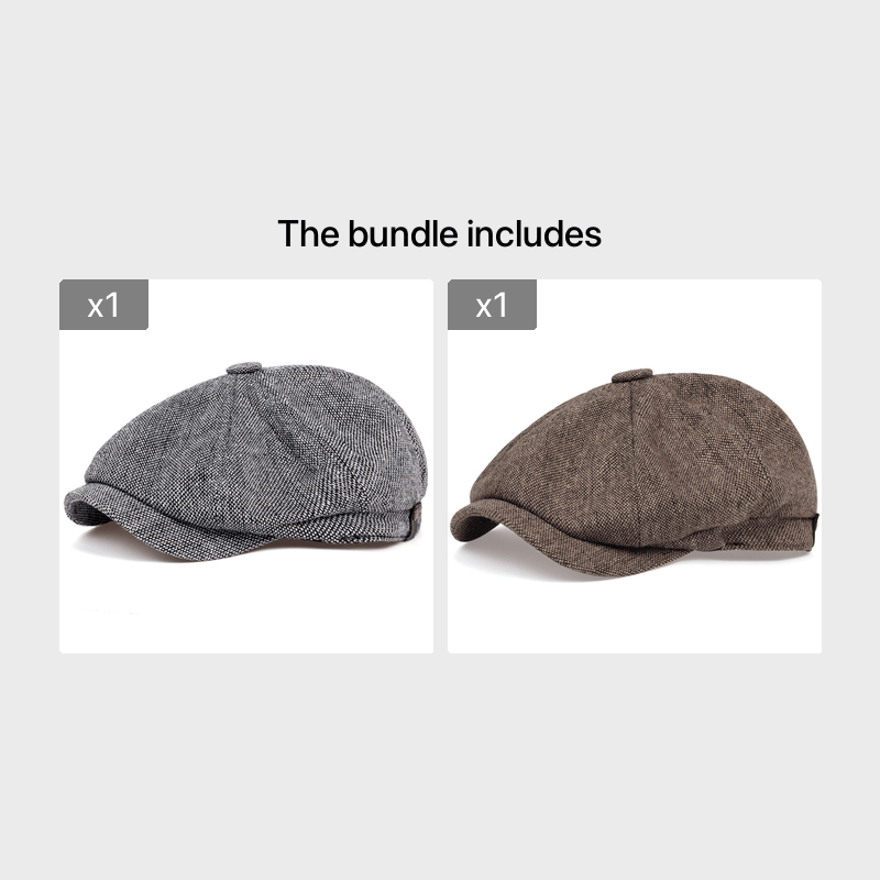 Knitted Urban Beret – Herringbone Edition